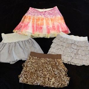 Justice Size 14 Skooter Skirts Bundle